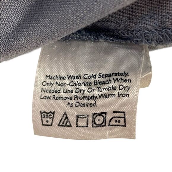 Eddie Bauer Men’s Blue Short Sleeve Button Front Leaf Print Shirt. Size XXL - Picture 5 of 6